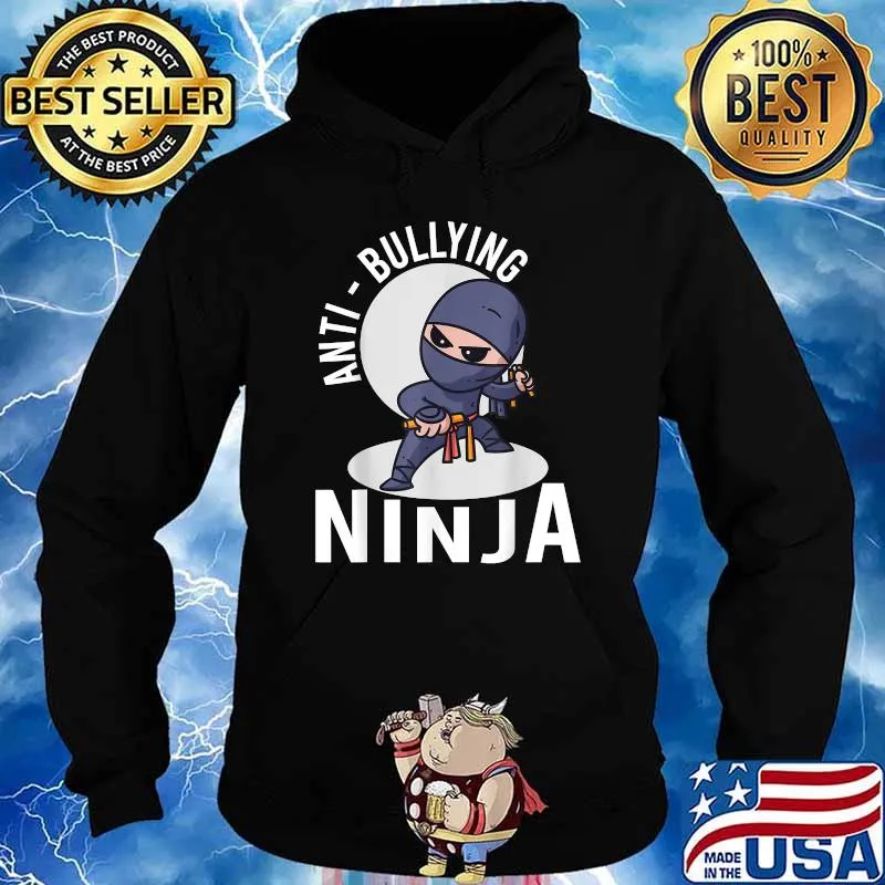 Kindness Ninja Anti Bullying Awareness Bully Prevention T-Shirt Hoodie