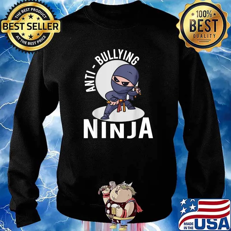 Kindness Ninja Anti Bullying Awareness Bully Prevention T-Shirt Sweater