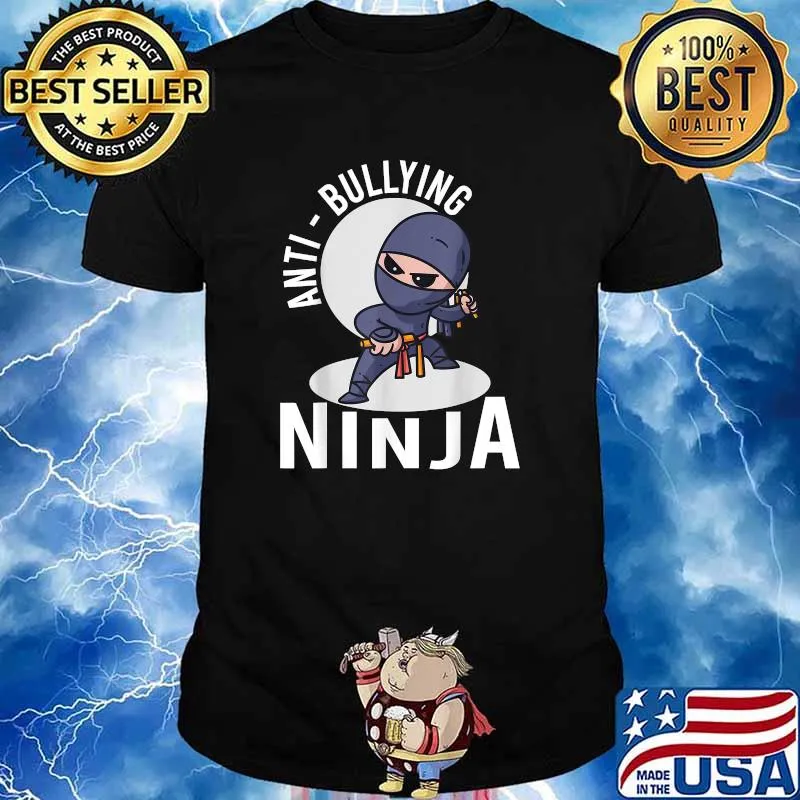 Kindness Ninja Anti Bullying Awareness Bully Prevention T-Shirt