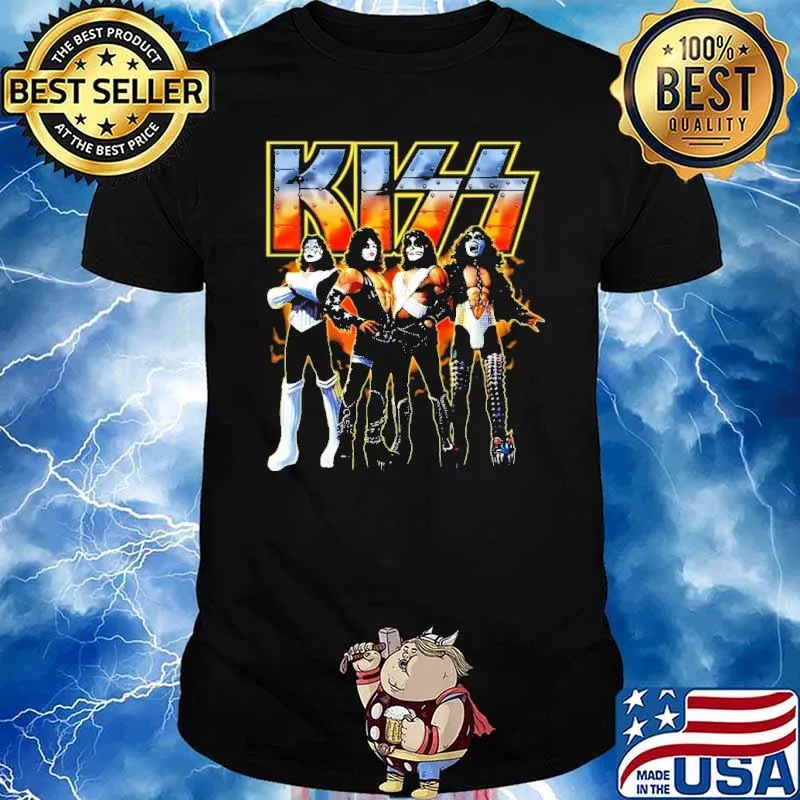 Kiss Demon Fire Shirt