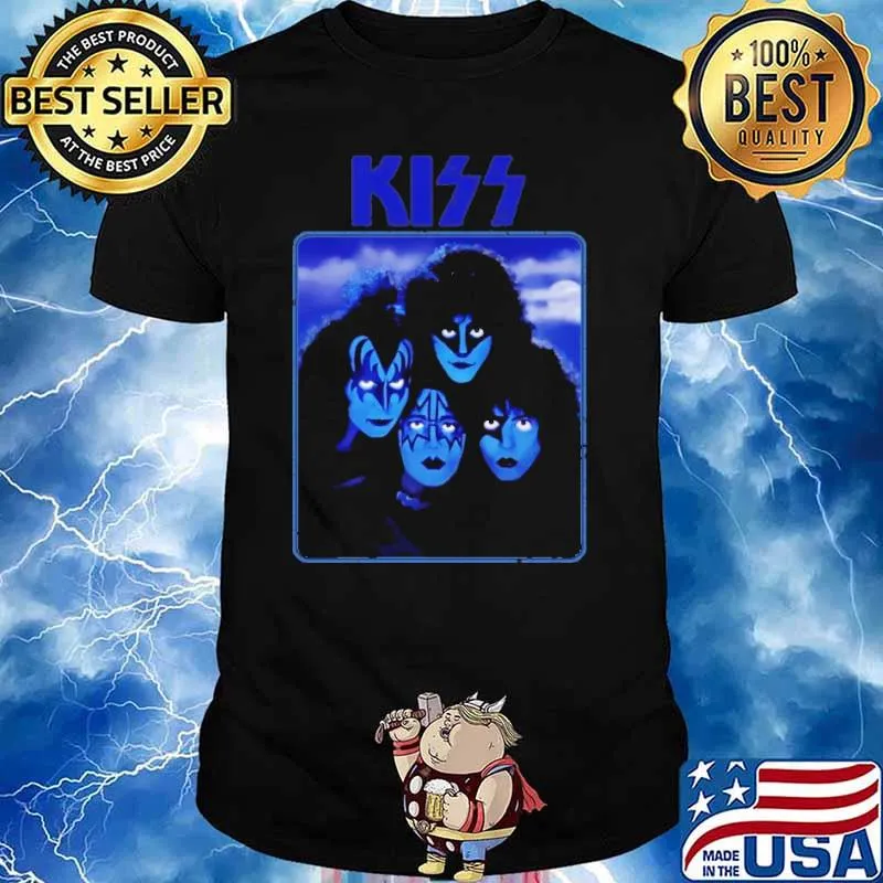 Kiss Horror Blue Shirt