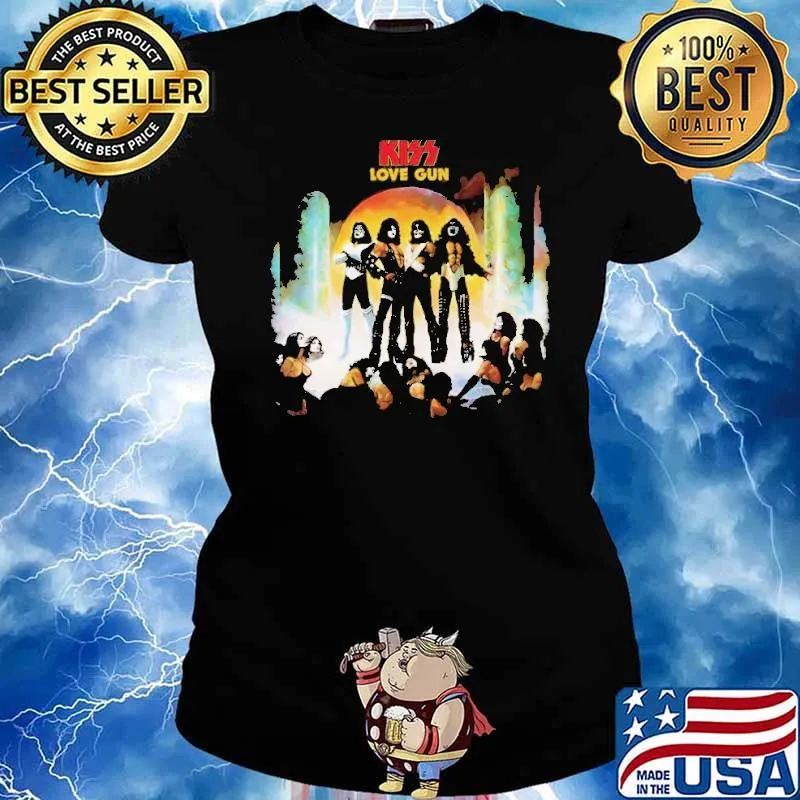 Kiss Love Gun Shirt Ladies tee