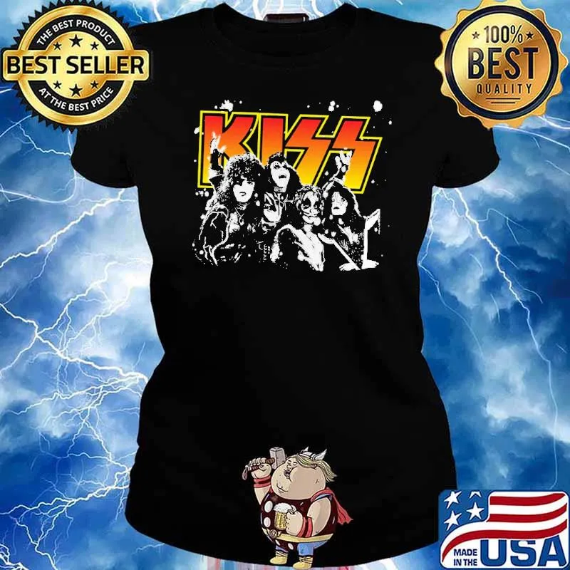 Kiss Snow Winter Shirt Ladies tee