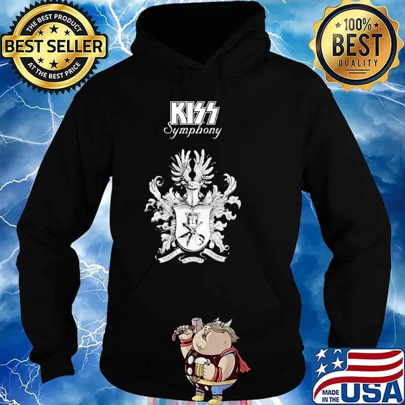 Kiss symphony virtus in actione cossitt s Hoodie