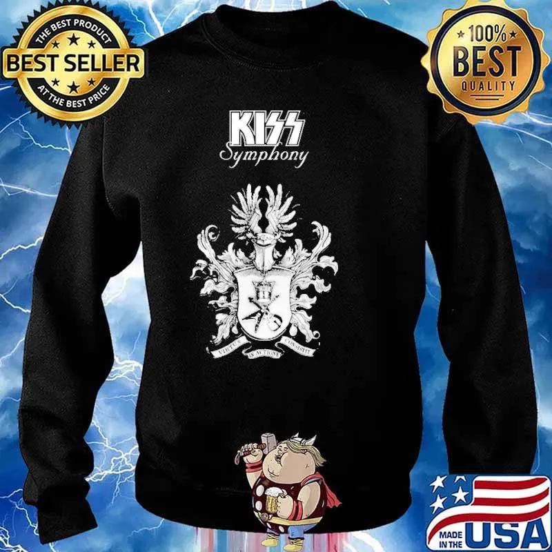 Kiss symphony virtus in actione cossitt s Sweater