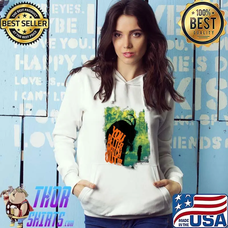 Krampus – You Better Watch Out!!! Green T-Shirt Hoodie