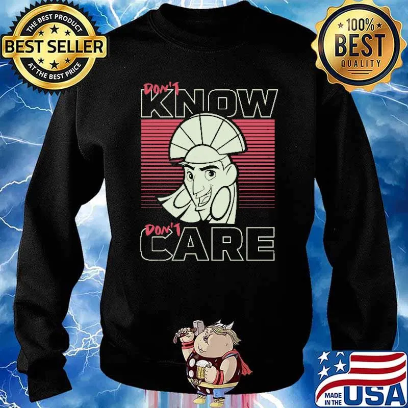 Kuzco Don't Know Don't Care s Sweater