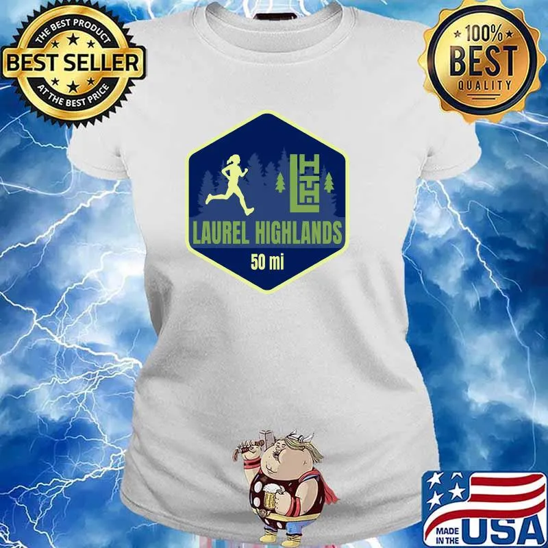 Laurel Highlands Trail Woman Runner Classic T-Shirt Ladies tee
