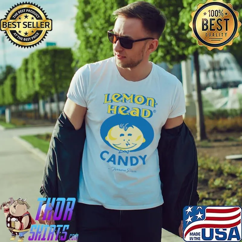 Lemonhead retro candy ferrara pan shirt