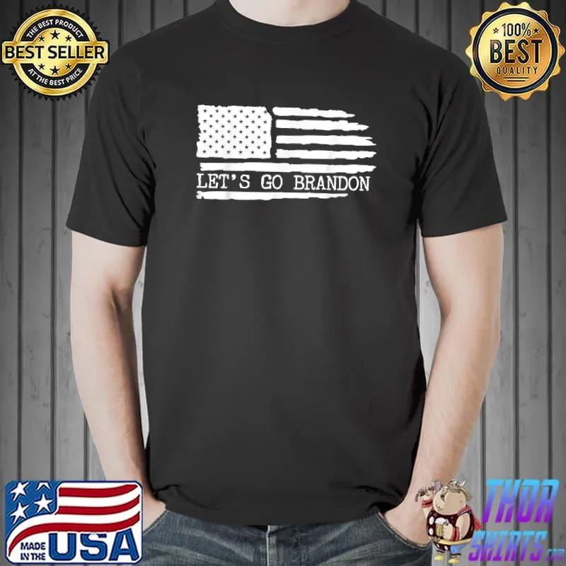 Let's Go Brandon Flag Sunglasses T-Shirt Unisex