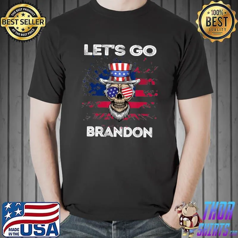 Let's Go Brandon Impeach President Funny Costume T-Shirt Unisex