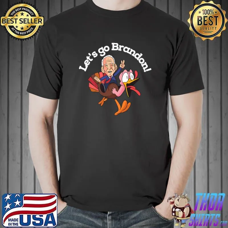 Let's Go Brandon tshirt Pro America USA Flag Anti Joe Biden Premium T-Shirt