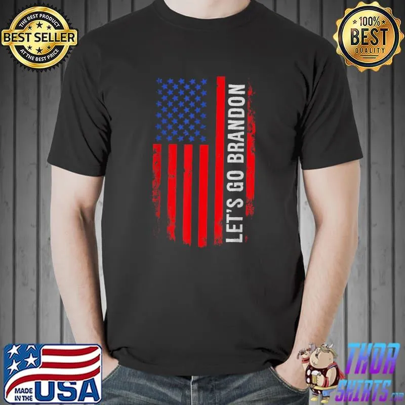 Let's Go Brandon US Flag T-Shirt