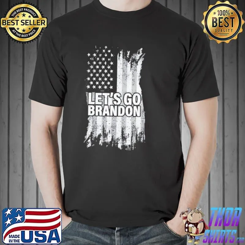 Let’s Go Brandon Anti Biden American Flag Shirt Unisex