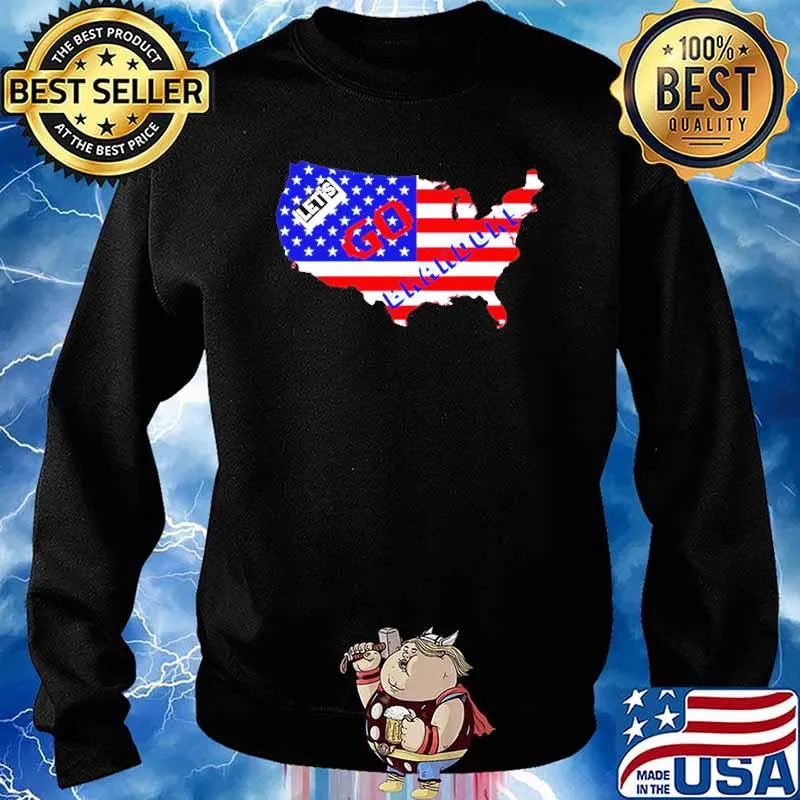 Let’s Go Brandon Donald Trump America Map s Sweater