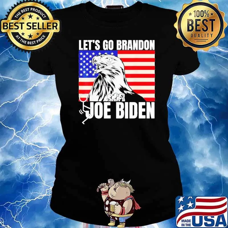 Let’s Go Brandon Flag Eagle Joe Biden s Ladies tee