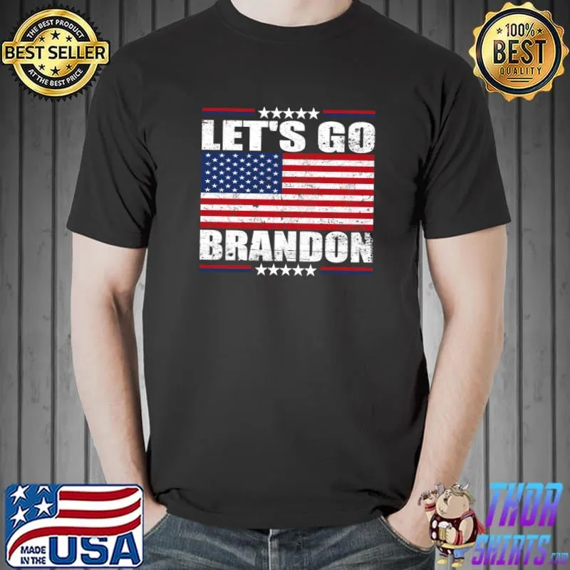 Lets Go Brandon Flag T-shirt