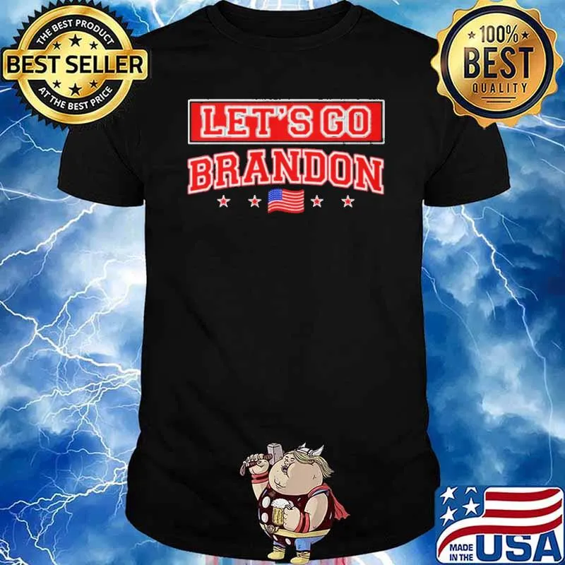 Let’s Go Brandon Impeach Biden America Flag Shirt