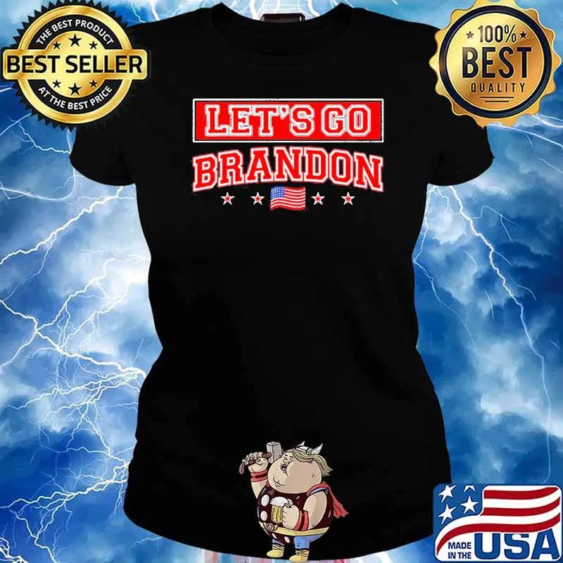 Let’s go Brandon impeach Biden flag US s Ladies tee