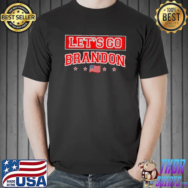 Let’s go Brandon impeach Biden flag US shirt