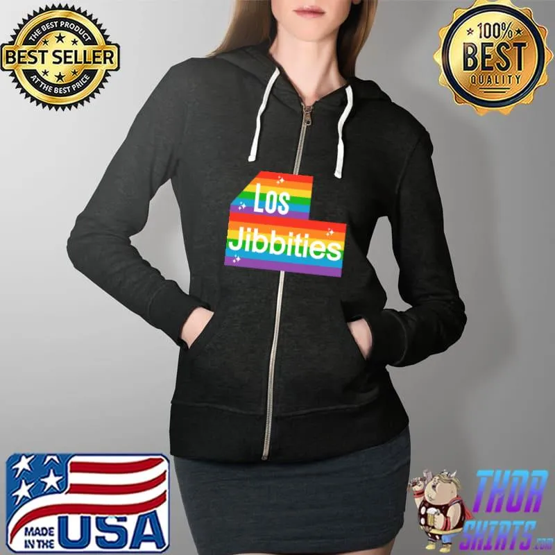 Los Jibbities Pride Classic T-Shirt Full Zip Hooded