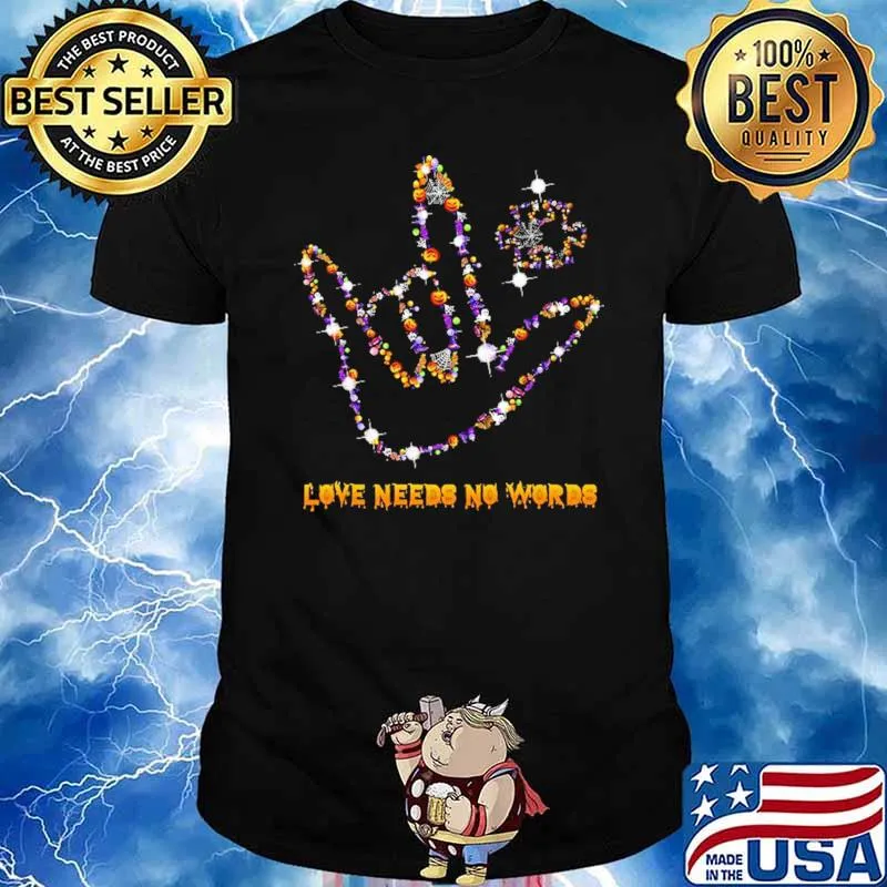 Love Needs No Words Autism Awareness Classic Shirt