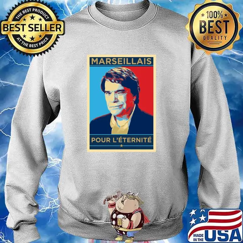 Marseillais for eternity - MARSEILLE - Homage Tapie Premium T-Shirt Sweater