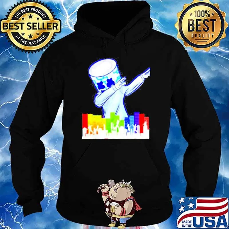 Marshmallow Dancing DJ s Hoodie