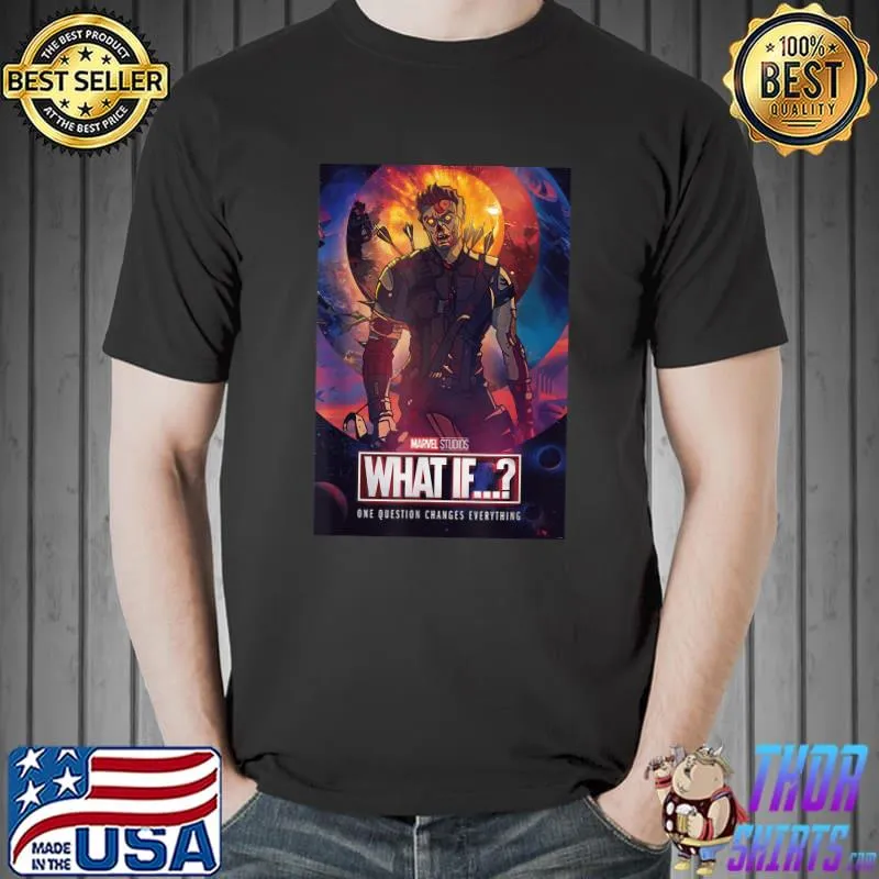 Marvel WHAT IF… Zombie Hawkeye Comic Cover T-Shirt Unisex