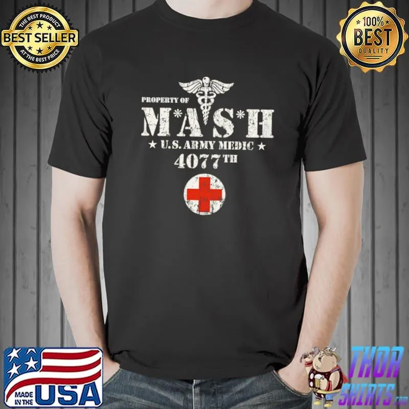 Mash Tv Show 4077th T-Shirt Unisex