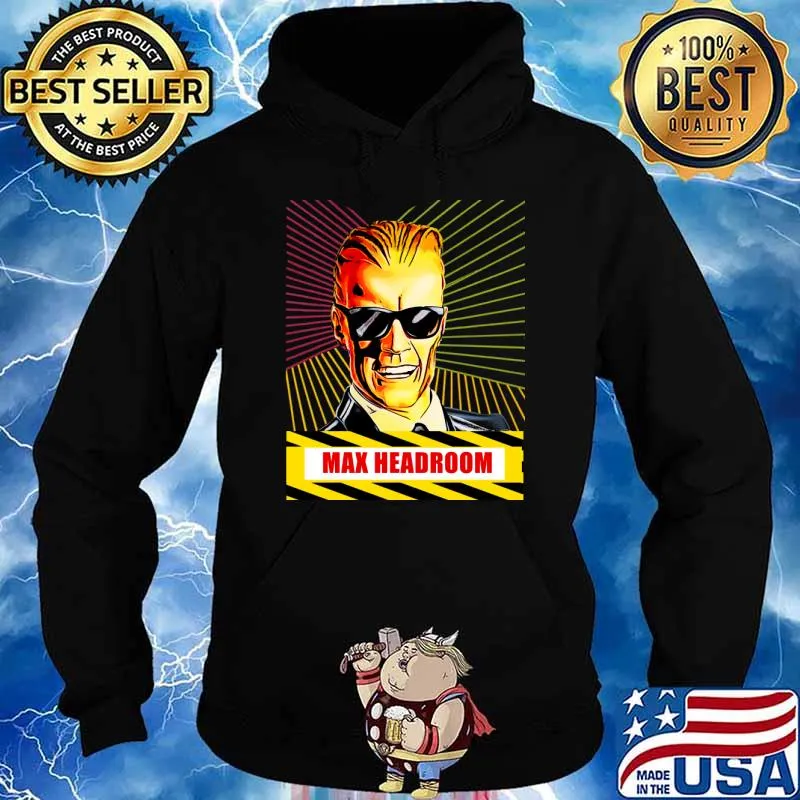 Max Headroom T-Shirt Hoodie