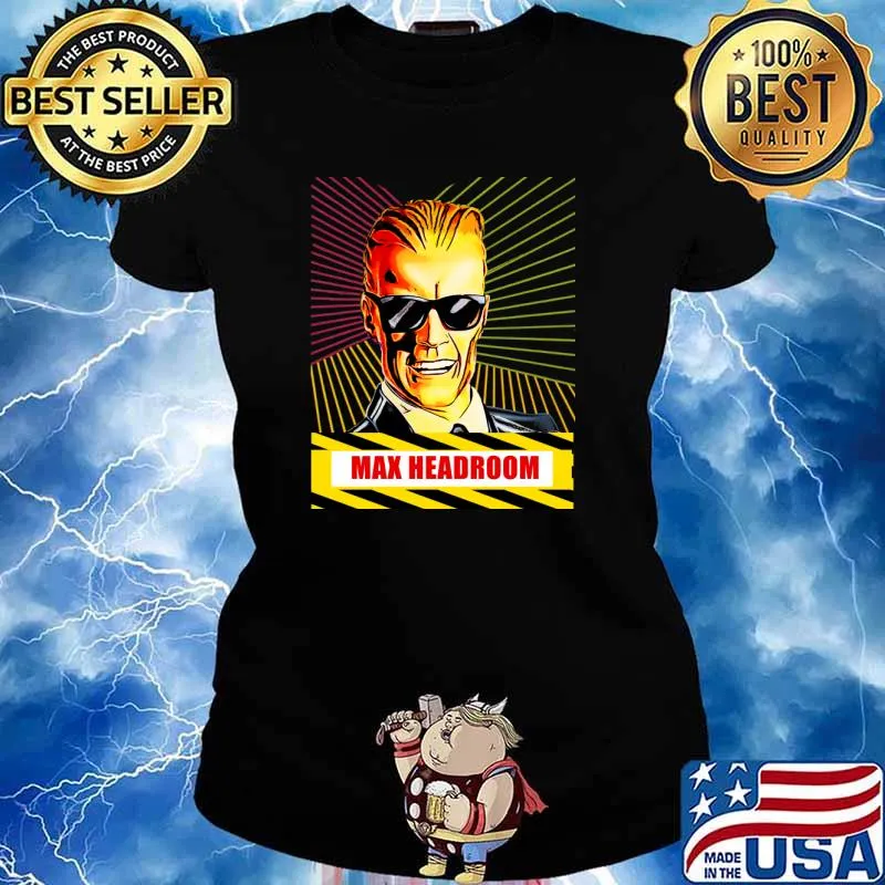 Max Headroom T-Shirt Ladies tee