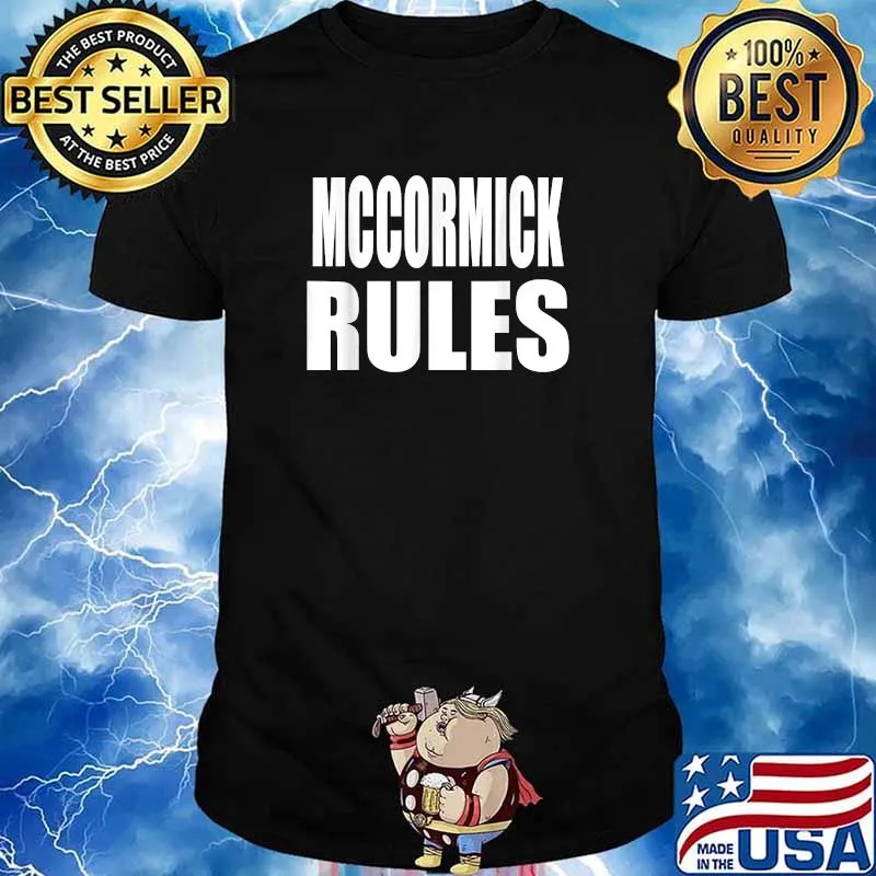 MCCORMICK Rules Son Daughter Boy Girl Baby Name T-Shirt