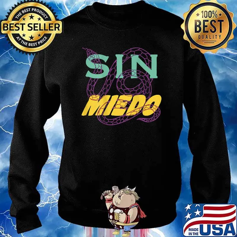 Mens Sin Miedo T-Shirt Sweater
