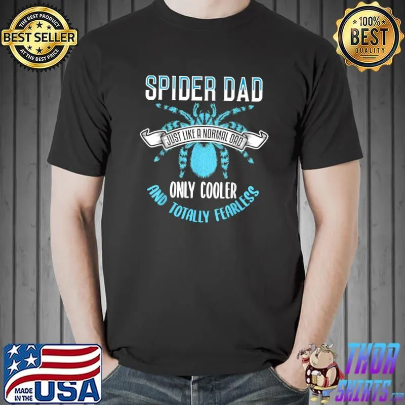 Mens Spider Dad Shirt Joke Tarantula Arachnology Spider Lover T-Shirt