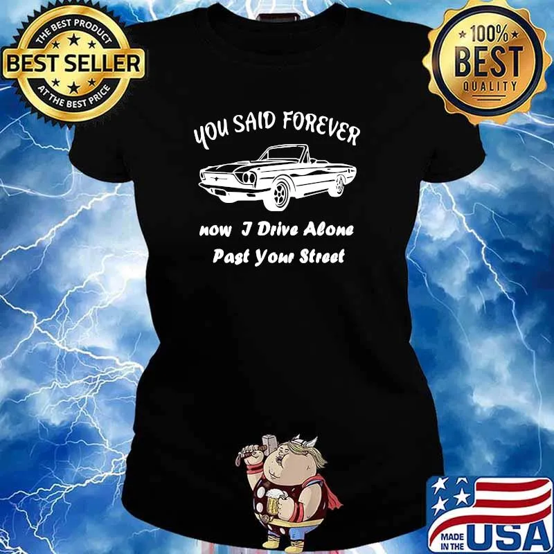 Merch Driver's License, Olivia Rodrigo now I drive alone past your street Crewneck Essential T- Ladies tee
