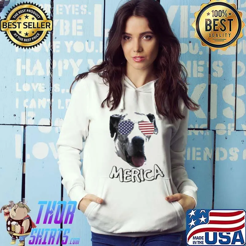 Merica Dog Independence Day 4Th Of July Shirt
