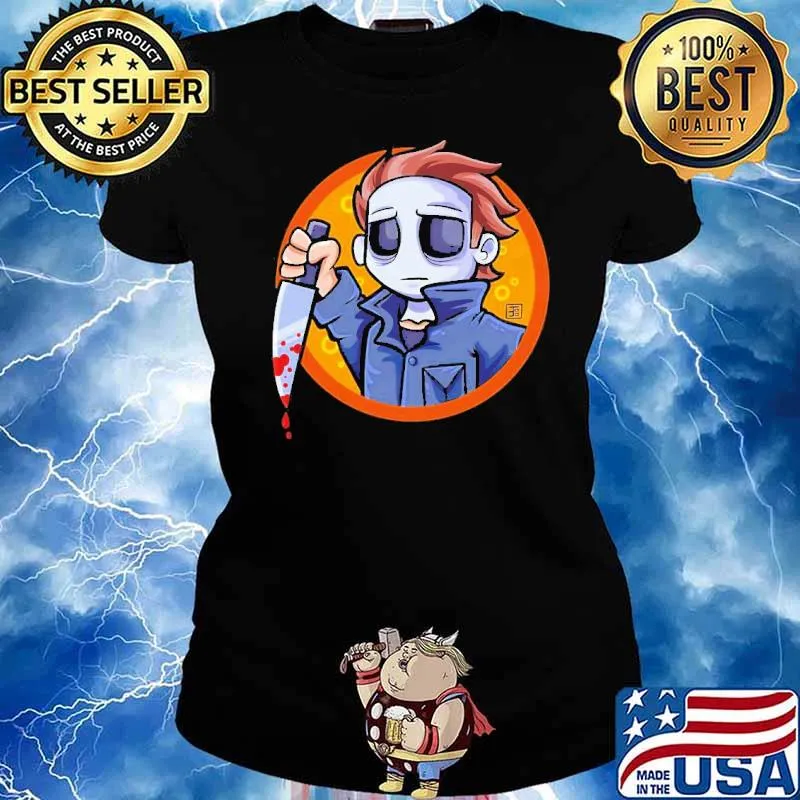 Michael Myers Spooky Season Villains Collection Part 1 s Ladies tee