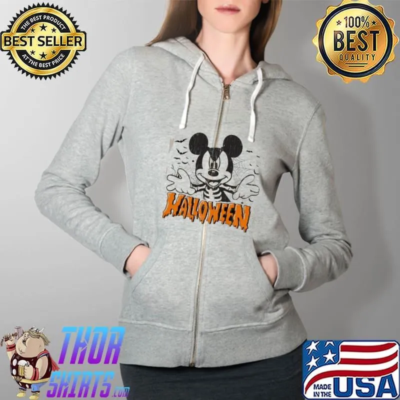 Mickey Disney Halloween Shirt Full Zip Hooded