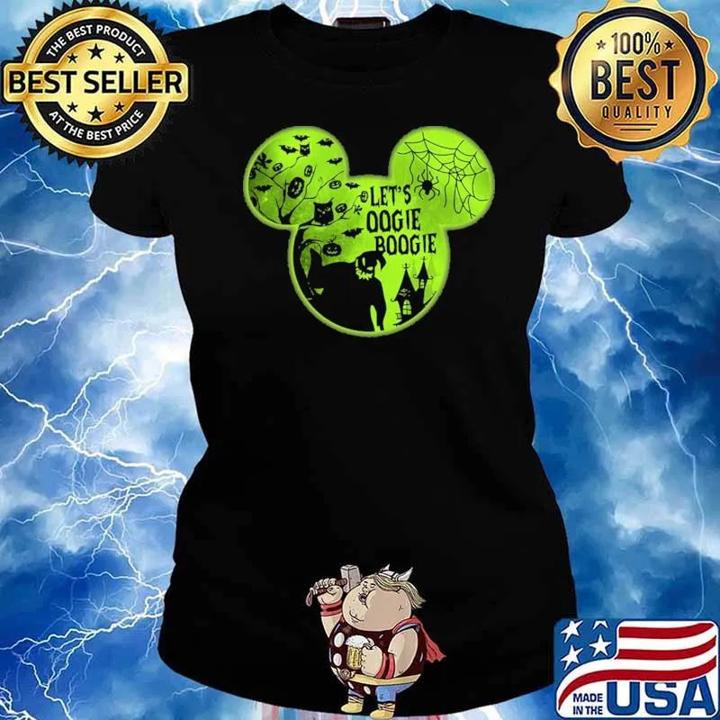 Mickey Let's Oogie Boogie Halloween Shirt Ladies tee