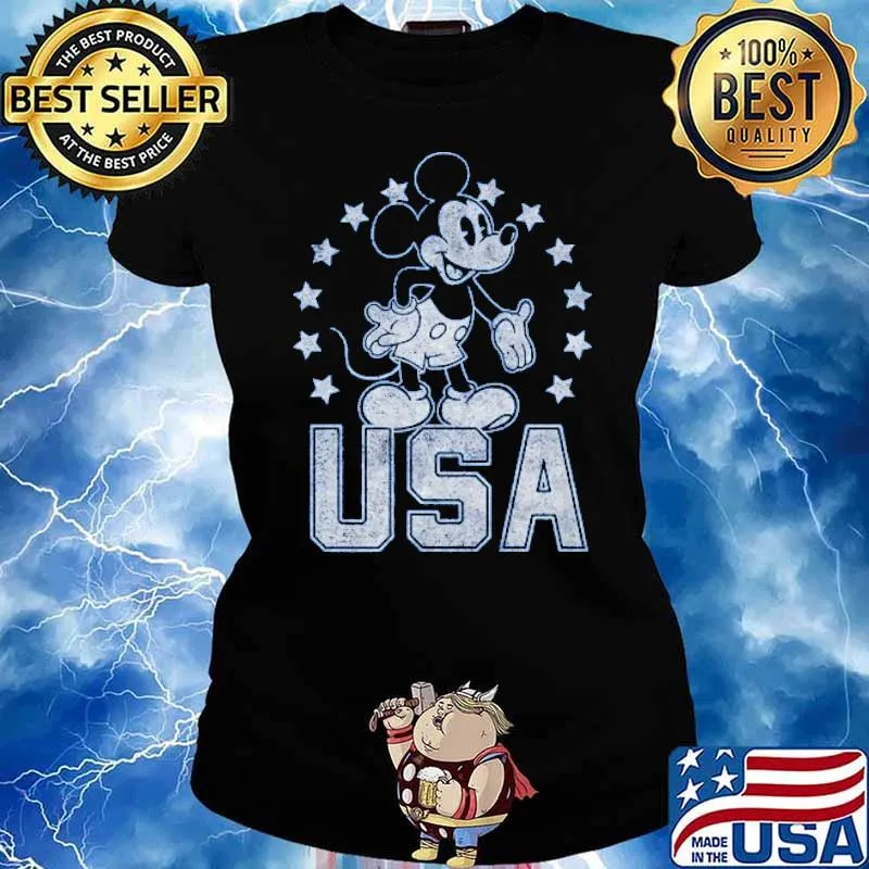 Mickey Mouse Americana Disney Stars s Ladies tee