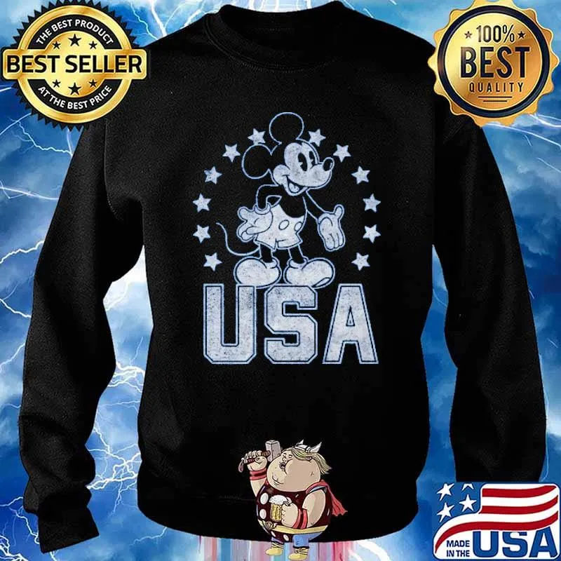 Mickey Mouse Americana Disney Stars s Sweater