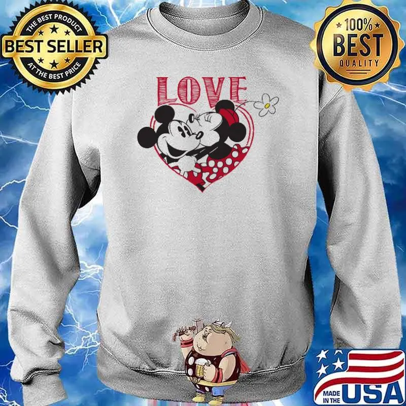 Mickey mouse and minnie love s Sweater