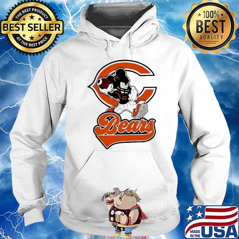 Mickey mouse player Chicago Bears s Hoodie
