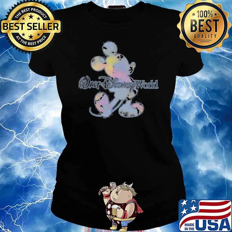 Mickey Mouse Walt Disney World Tie-Dye s Ladies tee