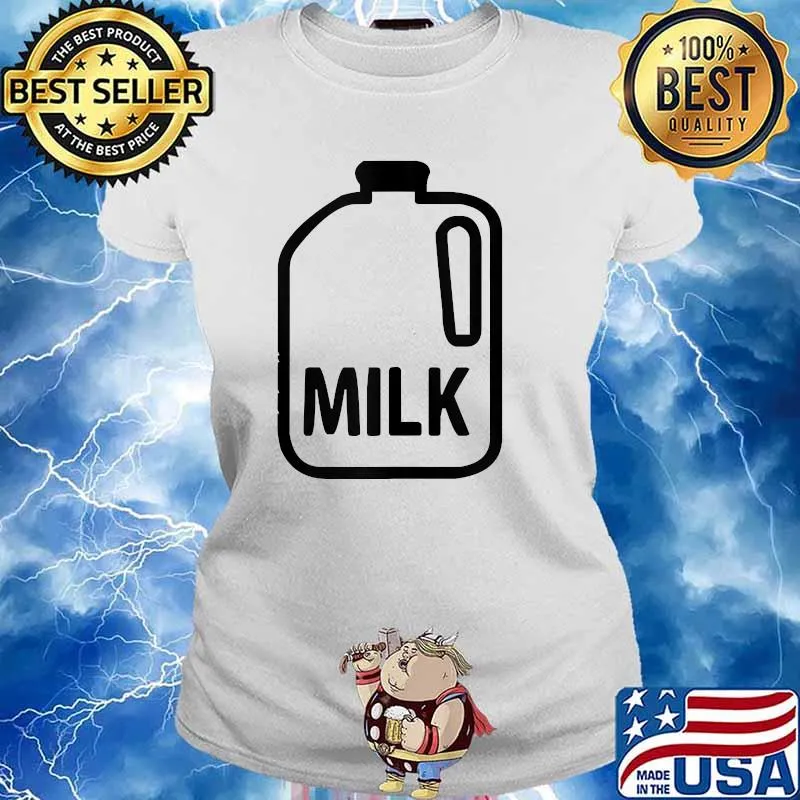 Milk Gallon Jug T-Shirt Ladies tee