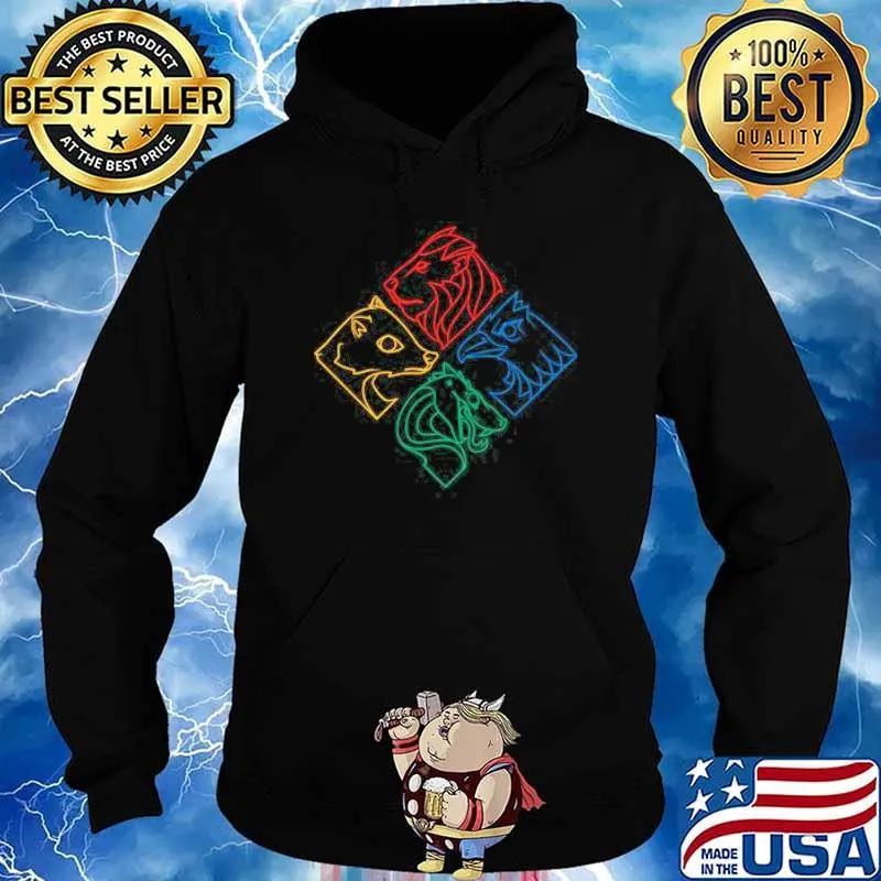 Minimal Magic Symbol Lion Shutterstock Chicken s Hoodie