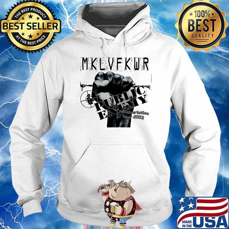 Mkl Vf Kwr For public enemy revolverlution tour 2003 s Hoodie