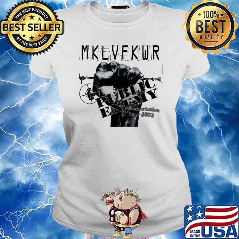 Mkl Vf Kwr For public enemy revolverlution tour 2003 s Ladies tee