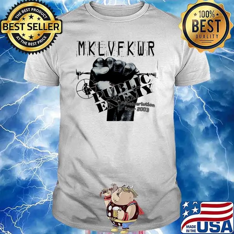 Mkl Vf Kwr For public enemy revolverlution tour 2003 shirt